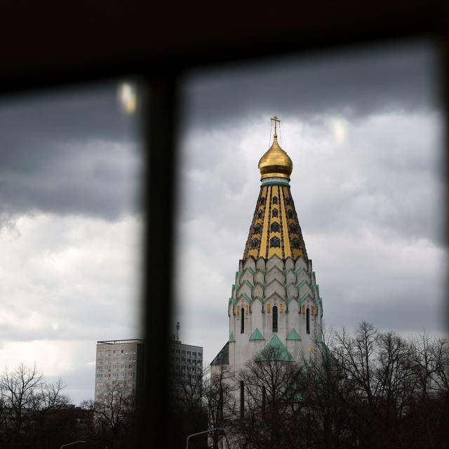 Stürmisches Wetter in Leipzig