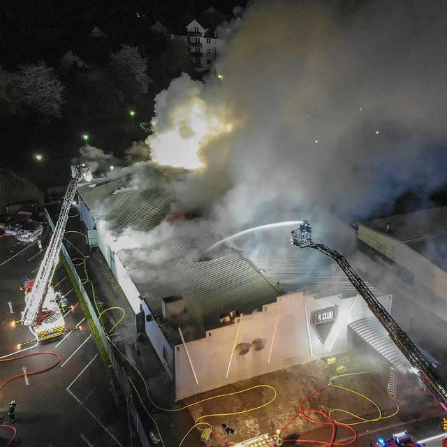 Großbrand in Kehler Disco