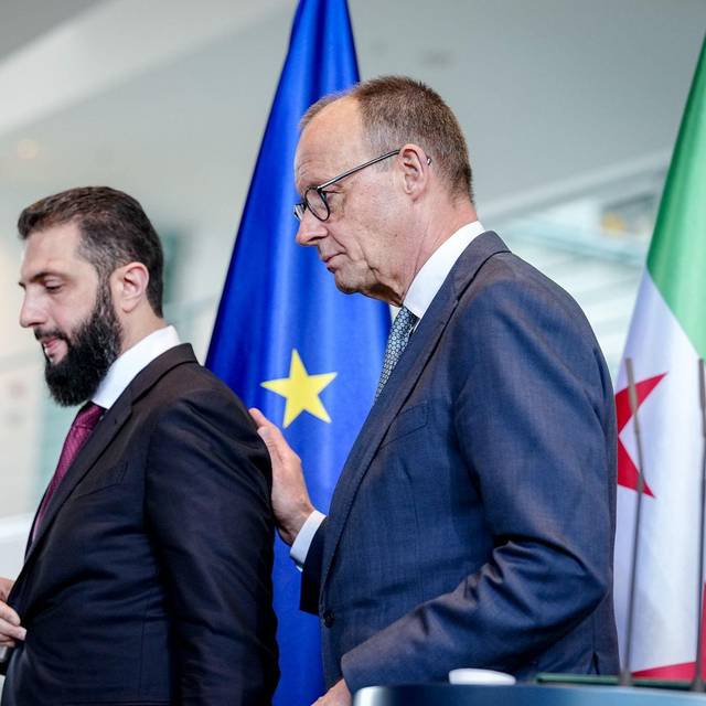 Syriens Übergangspräsident Ahmed al-Scharaa besucht Berlin