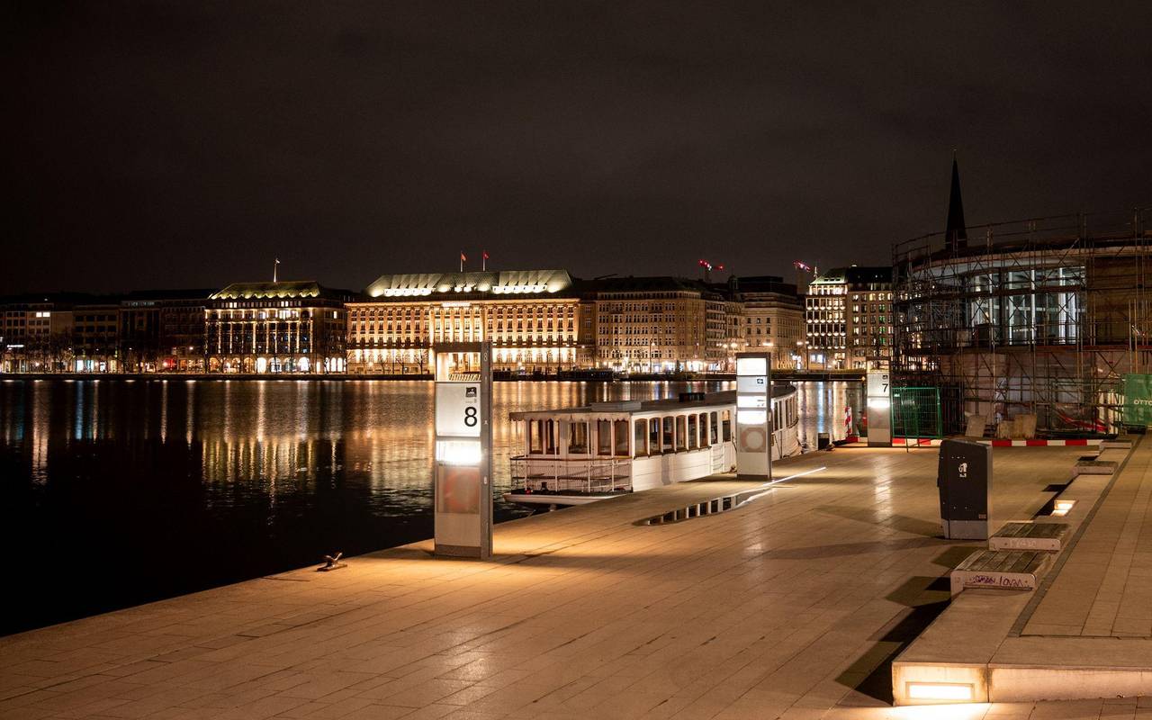 Binnenalster in Hamburg