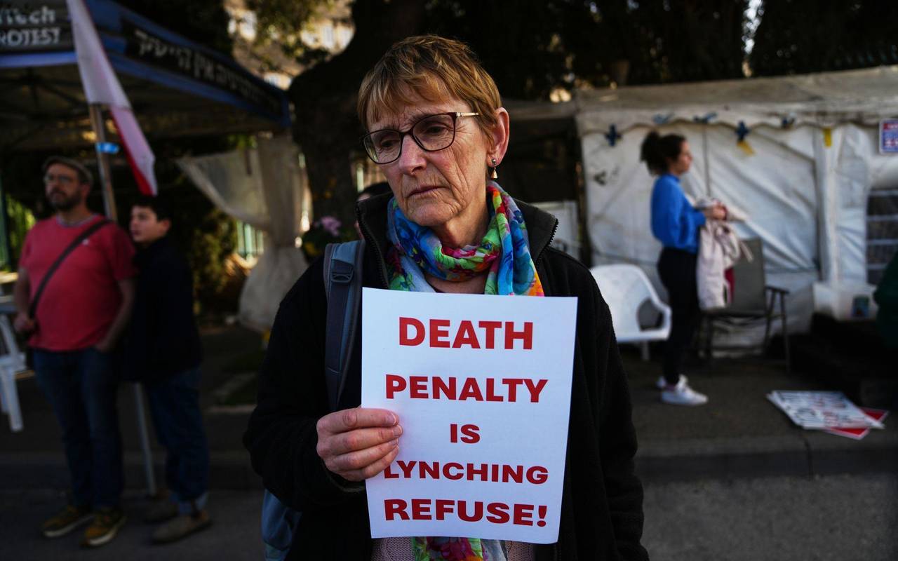 Proteste gegen Israels Beschluss zur Todesstrafe für Terroristen