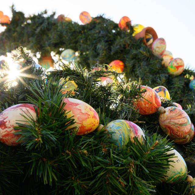 Osterbrunnen im Kloster Maulbronn