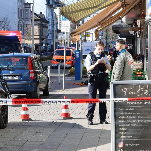 Polizeieinsatz in Solingen