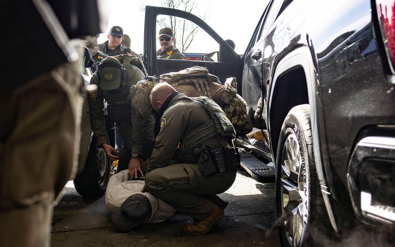 Razzia vor Baumarkt durch US-Einwanderungsbehörde