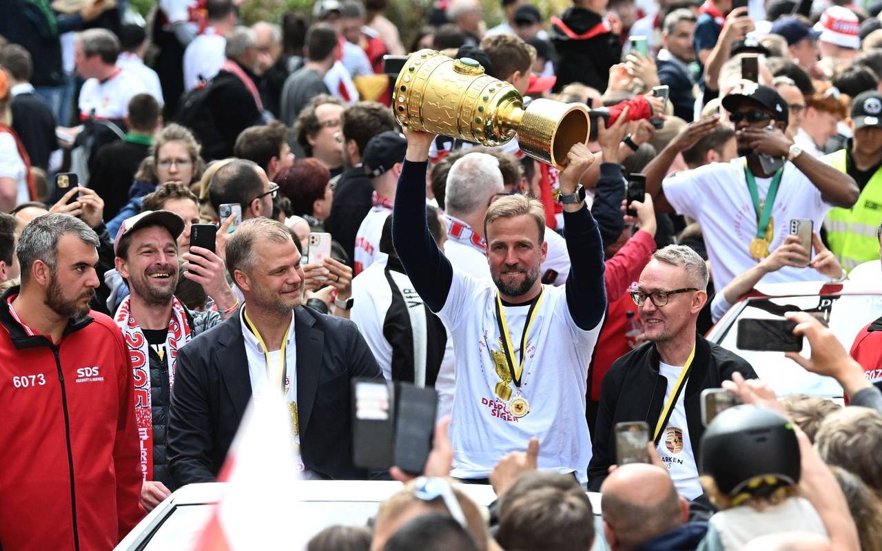 Nach dem DFB-Pokal Finale - VfB Stuttgart