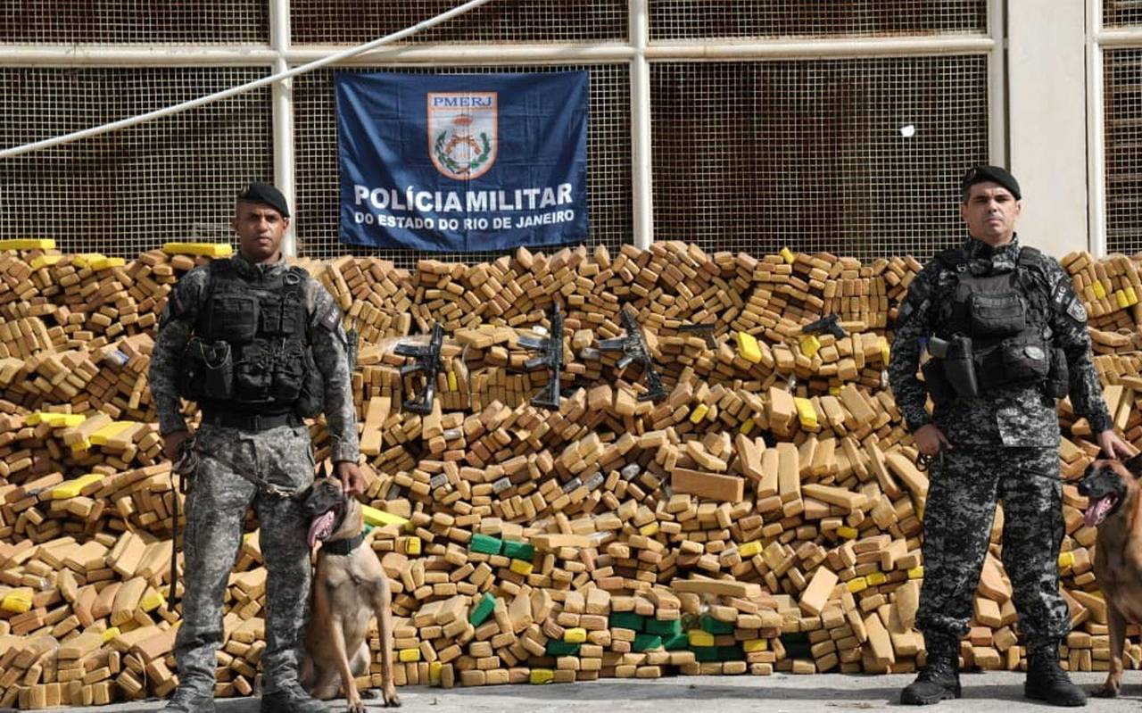 Rekordfund in Rio: Fast 50 Tonnen Marihuana