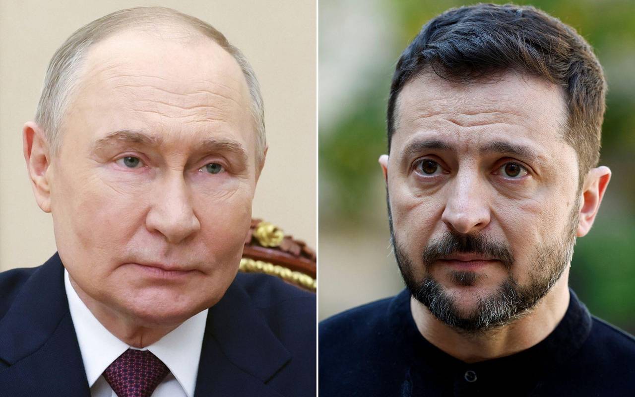 Wladimir Putin und Wolodymyr Selenskyj