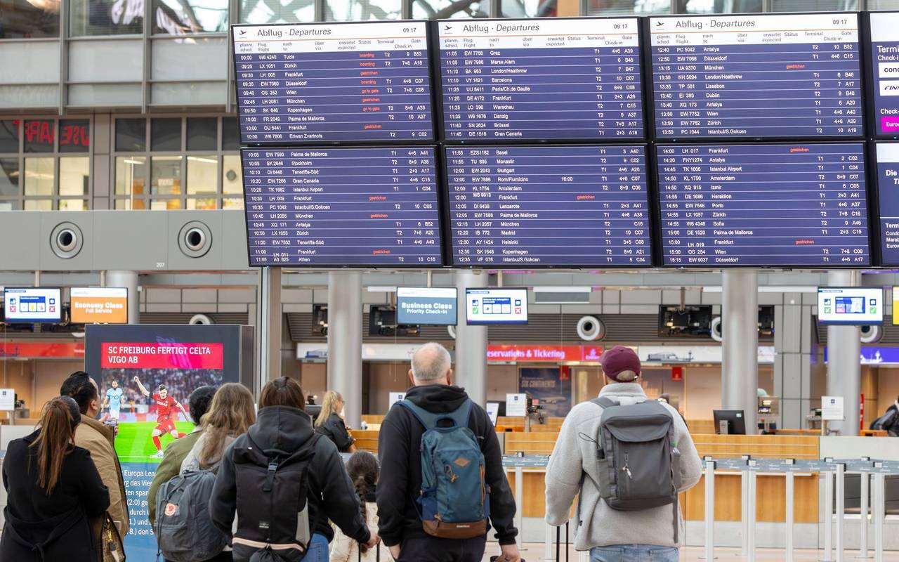 Streik bei der Lufthansa - Hamburg