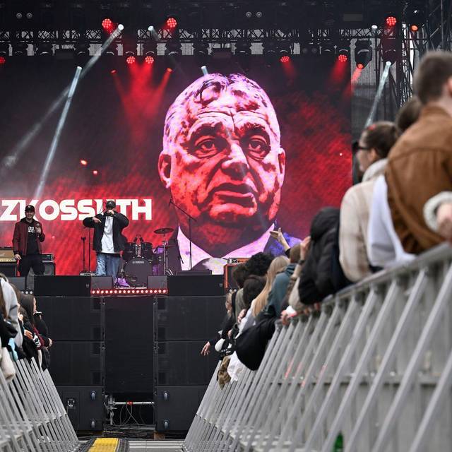 Vor der Parlamentswahl in Ungarn - Anti-Regierungskonzert