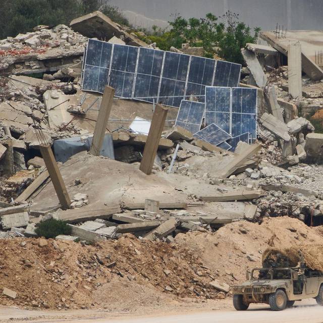 Nahostkonflikt - Grenze Israel-Libanon