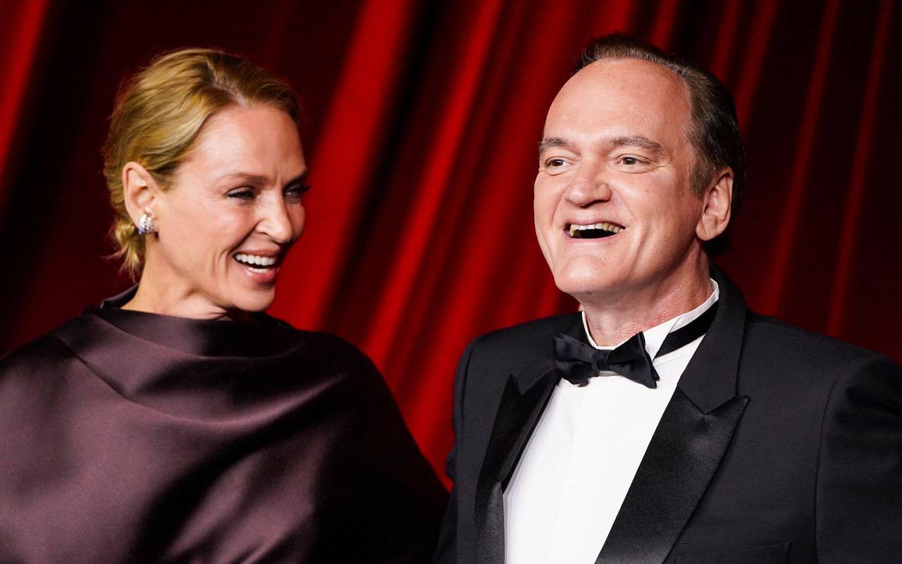 Uma Thurman und Quentin Tarantino