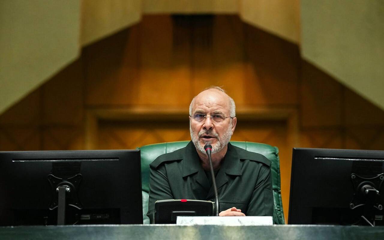 Parlamentspräsident Mohammad Bagher Ghalibaf