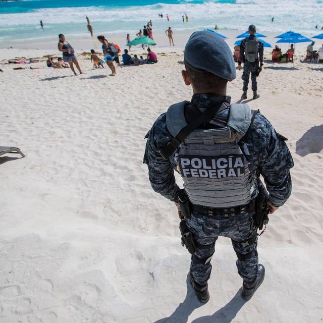 Polizist in Cancún