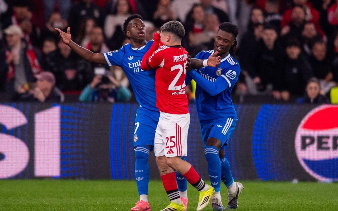 Vinicius Junior und Gianluca Prestianni