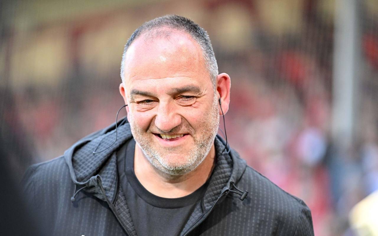 Trainer Frank Schmidt vom 1. FC Heidenheim