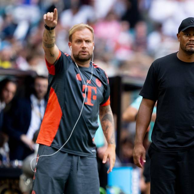 Aaron Danks (l) und Vincent Kompany