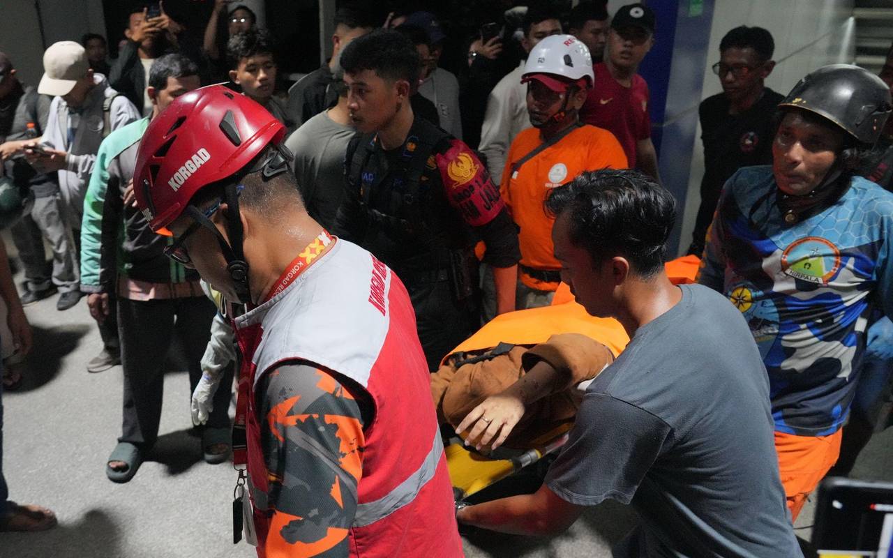 Zugunglück in Indonesien