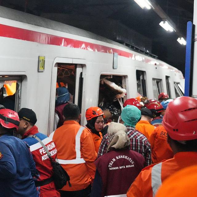 Zugunglück in Indonesien