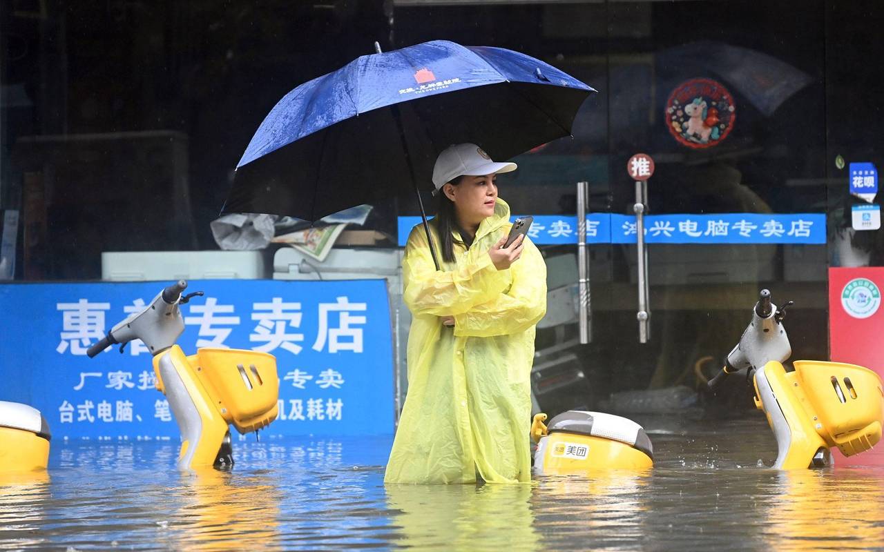 Überschwemmungen in China