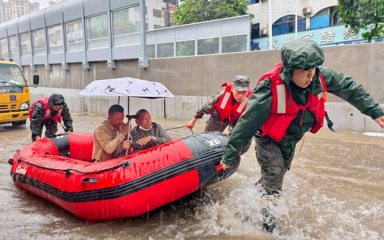 Überschwemmungen in China
