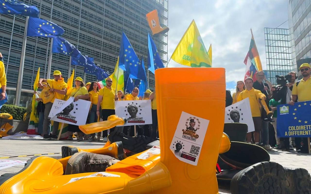 Bauernproteste zum EU-Haushalt