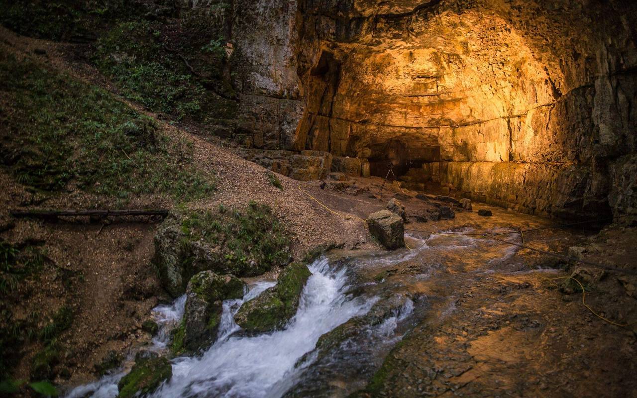 Rettungsaktion Falkensteiner Höhle
