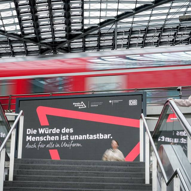 Respektkampagne von Verkehrsministerium und Deutscher Bahn