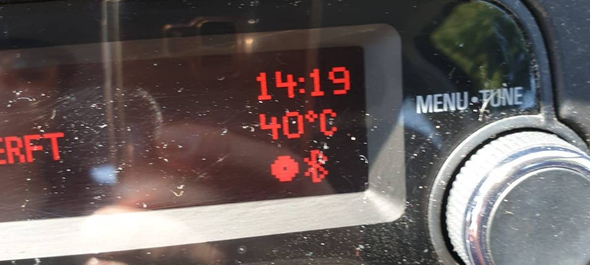 Hitze verdoppelt sich im Auto