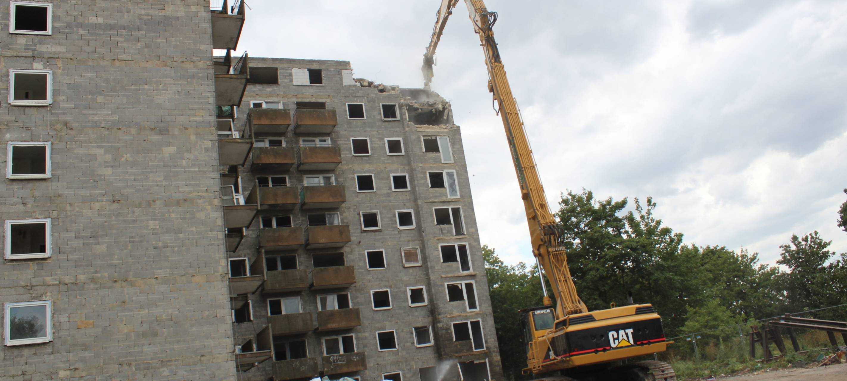 Hochhausabriss in Kerpen gestartet