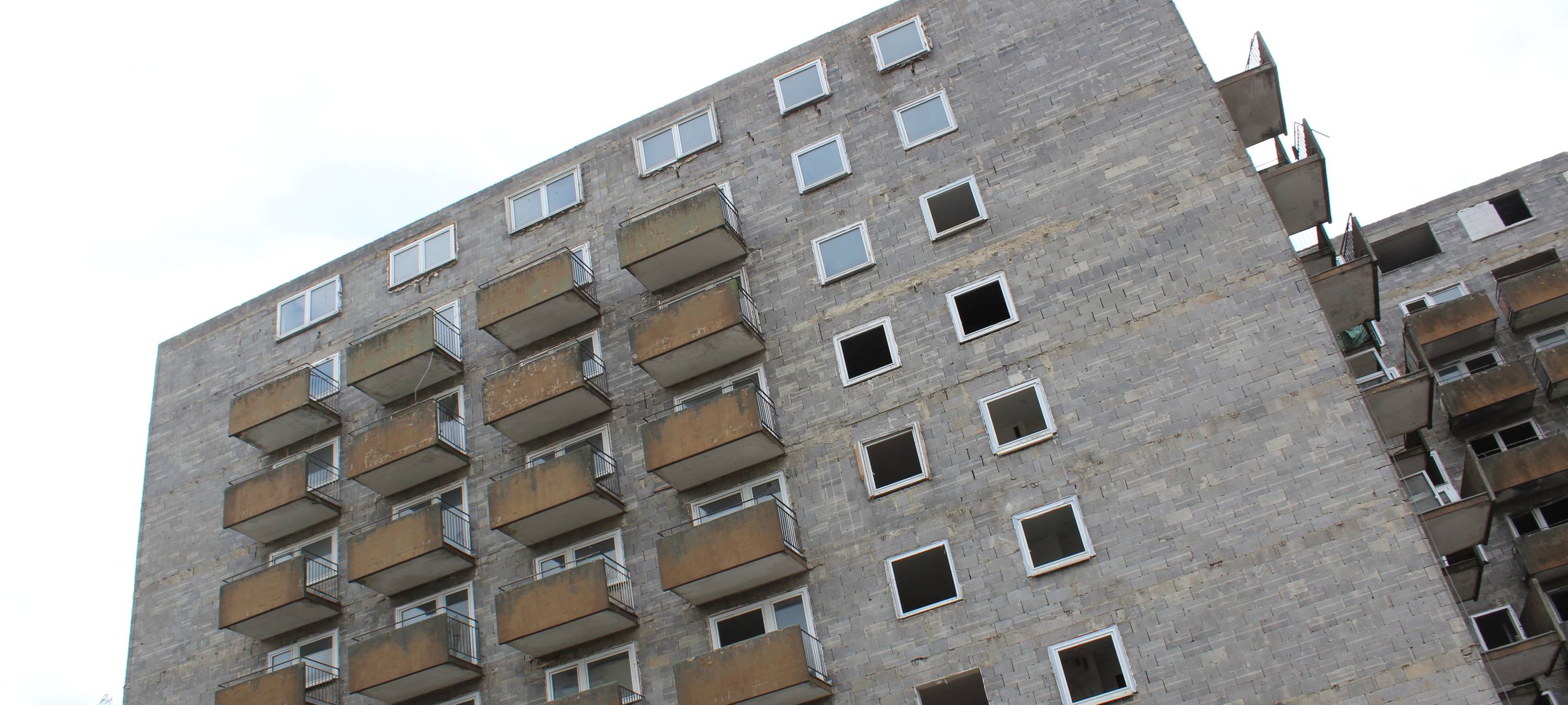 Abriss Hochhaus Maastrichter Straße