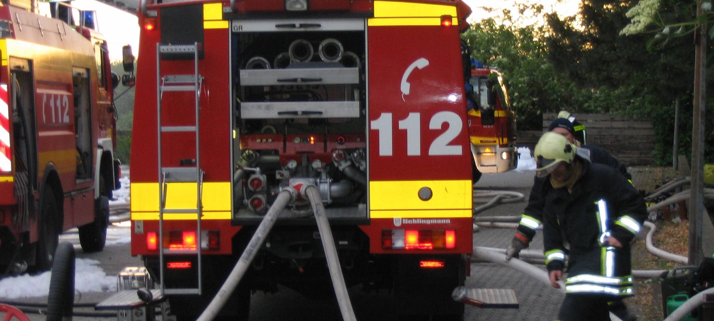 Dachstuhlbrand in Bergheim-Rheidt