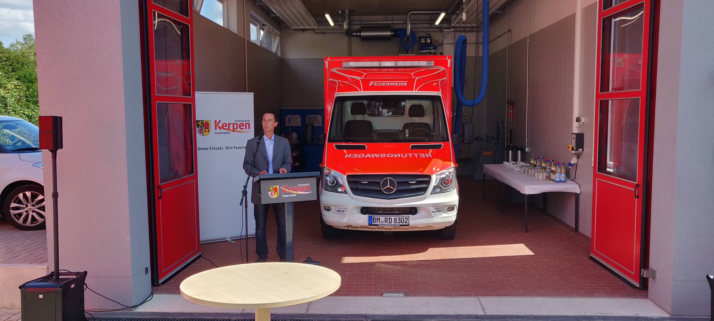 Rettungswache in Brüggen offiziell eröffnet