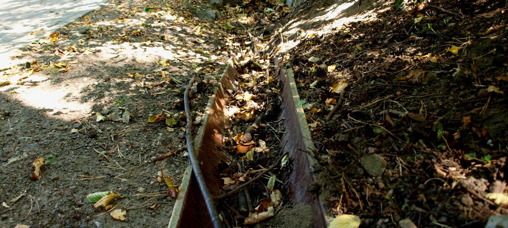 Marodes Entwässerungssystem im Rosmarpark?