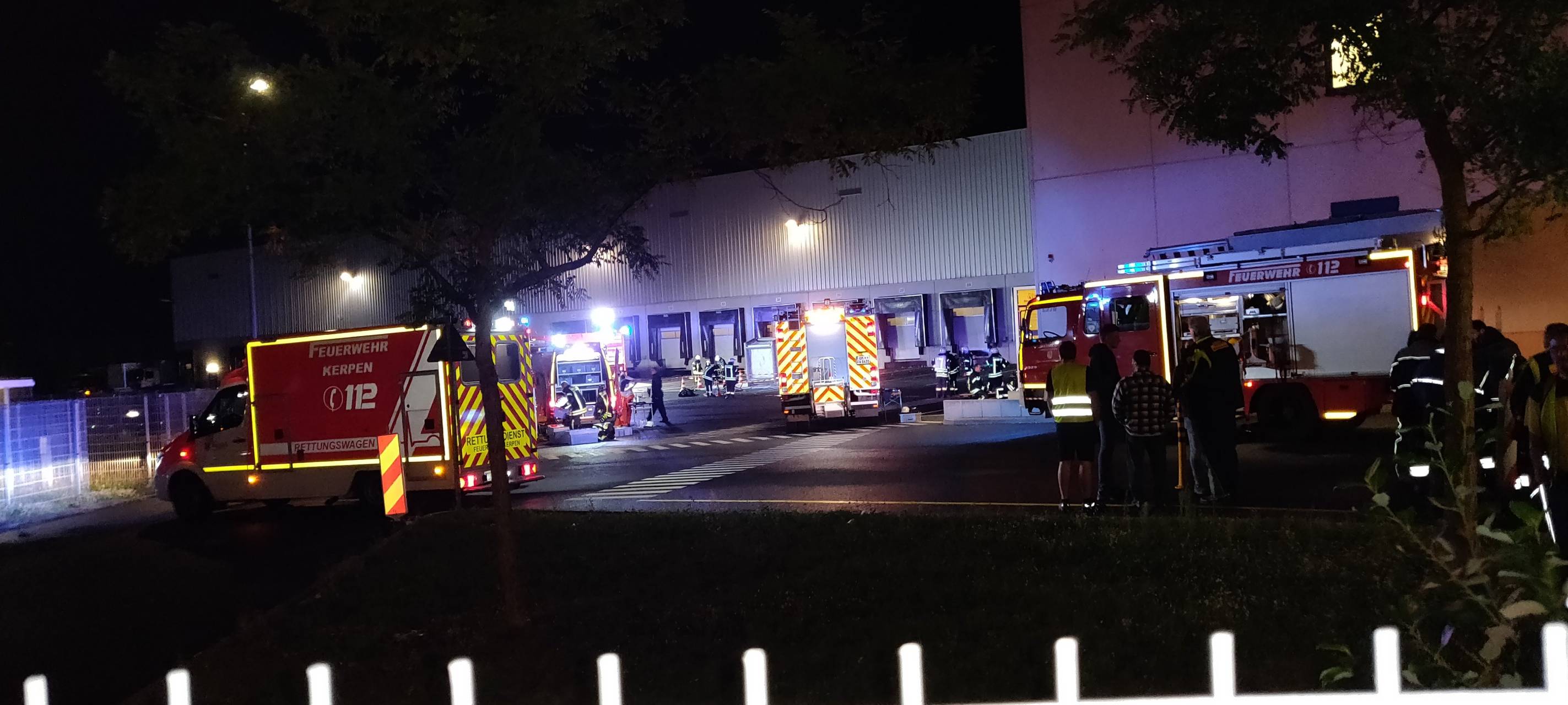 Ammoniak in Türnicher Lagerhalle ausgetreten