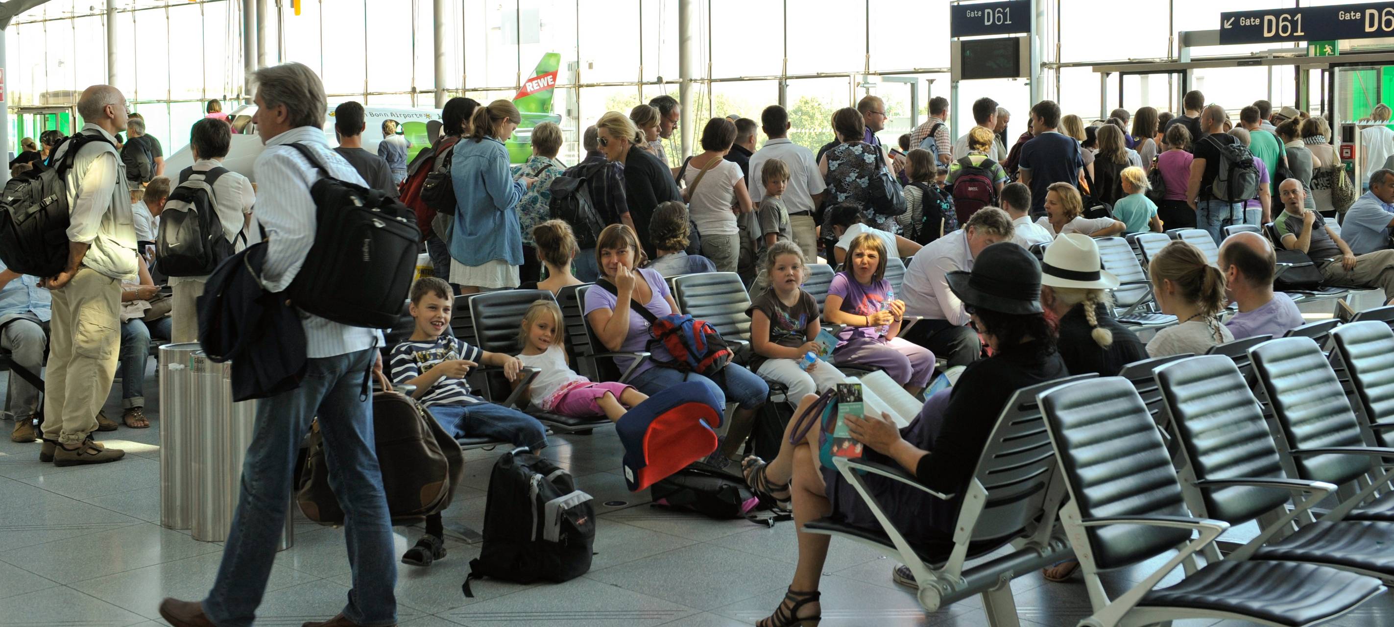 Weniger Fluggäste am Flughafen Köln Bonn