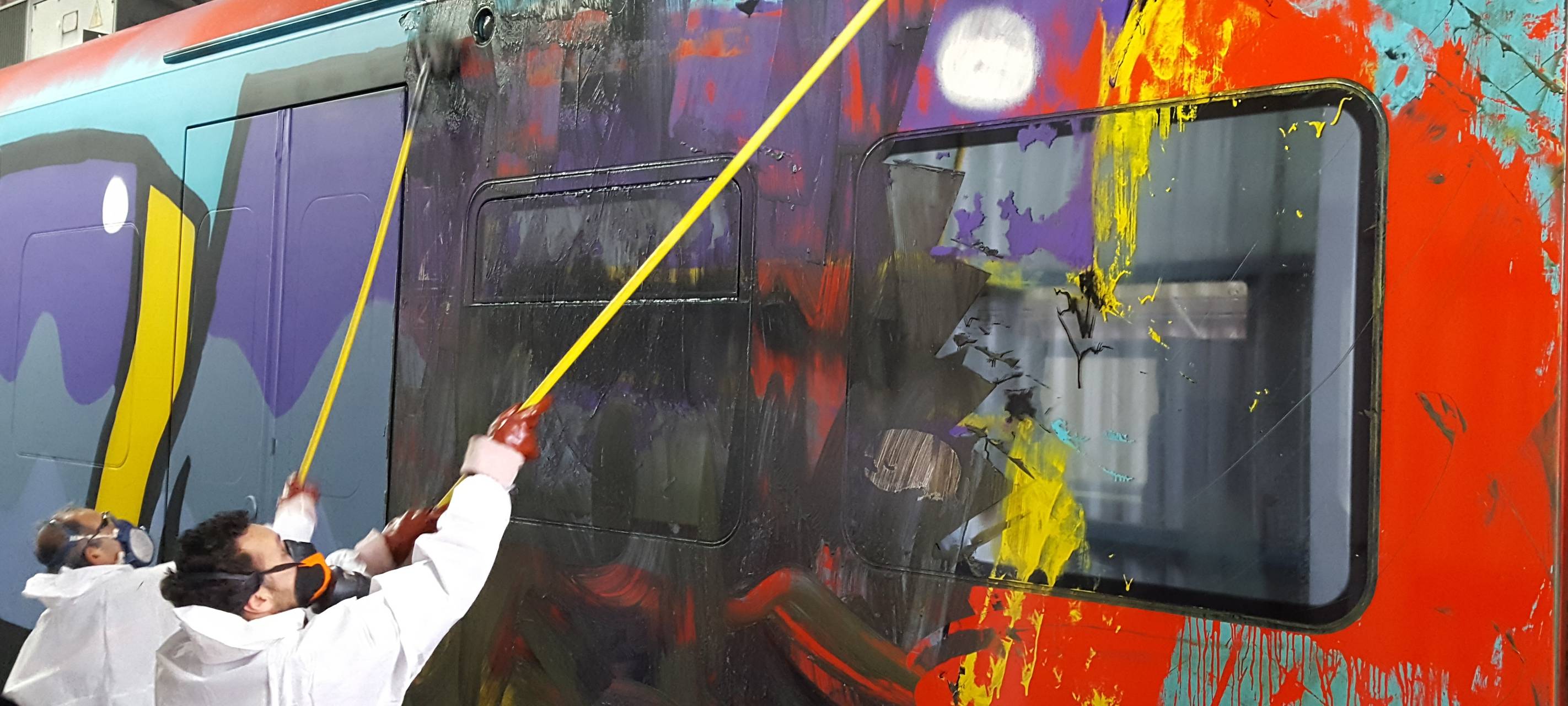 Graffiti sorgen für Zugausfälle
