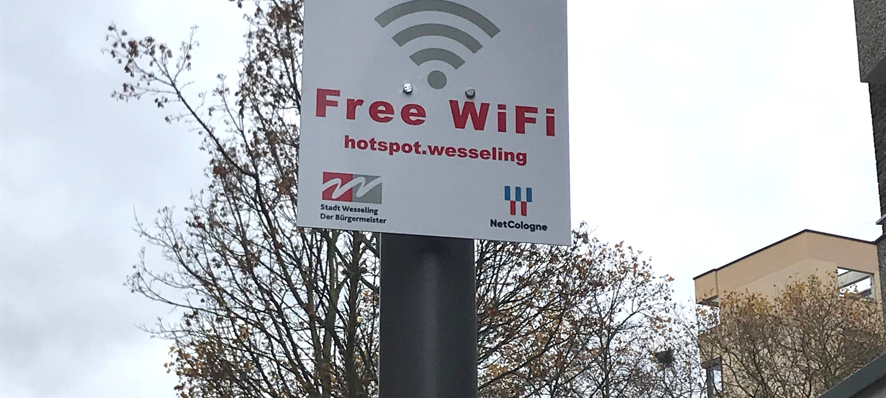 Freies WLAN in Wesselinger Innenstadt und am Rhein