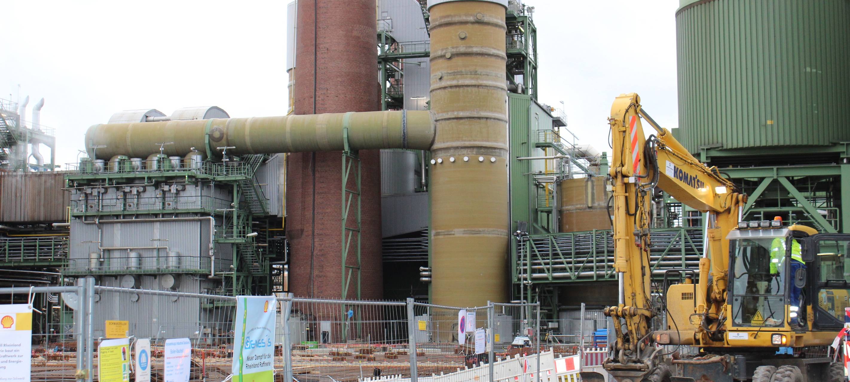 Sauberer und leiser - Shell baut neues Kraftwerk in Godorf