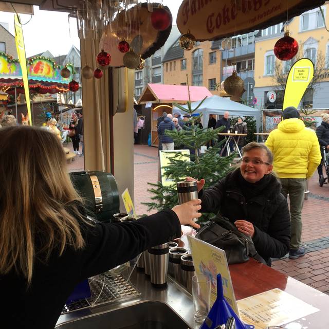 Aktion Lichtblicke auf dem Barbaramarkt - Radio Erft