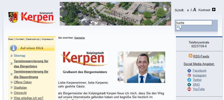 Stadt Kerpen digitalisiert ab Januar Bebauungspläne