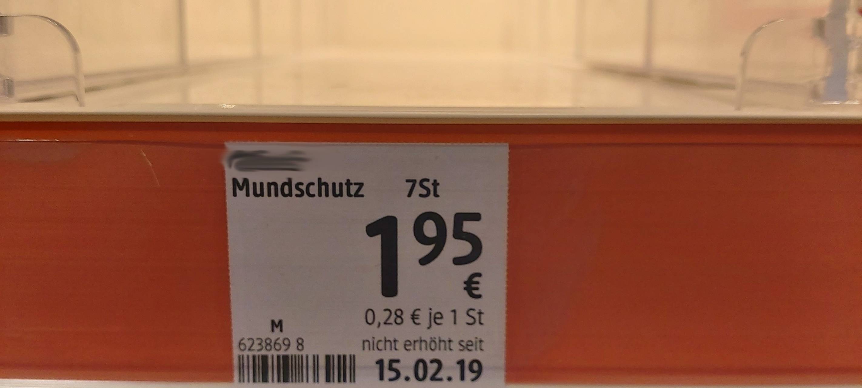 Mundschutz fast überall ausverkauft