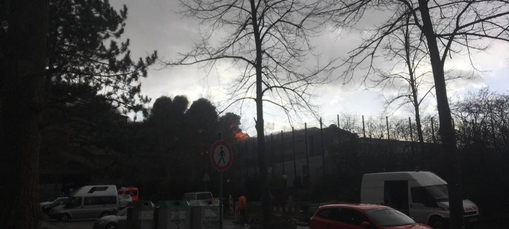Brand am Schulzentrum in Wesseling