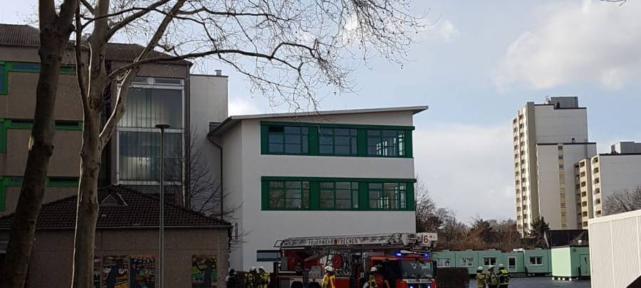 Brand am Schulzentrum in Wesseling