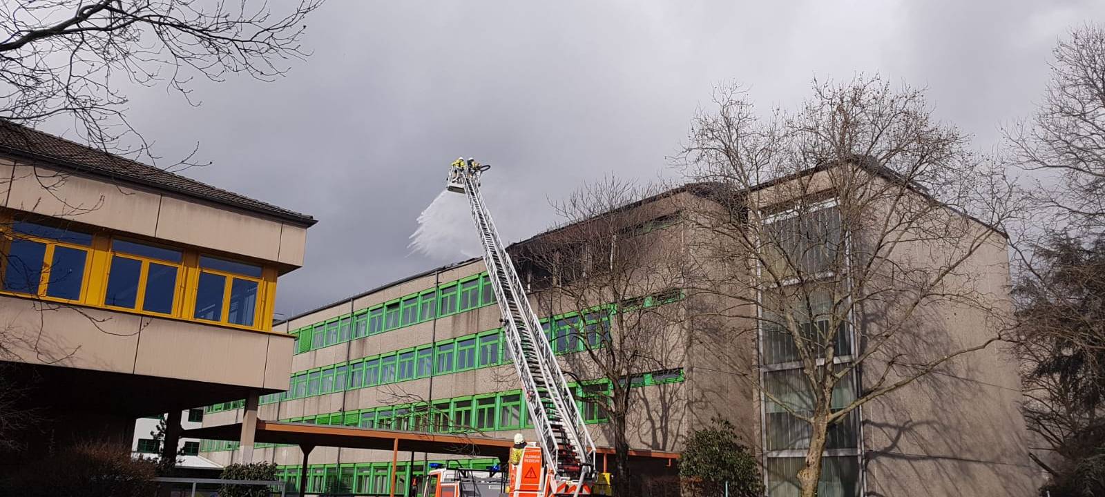 Brand am Schulzentrum in Wesseling