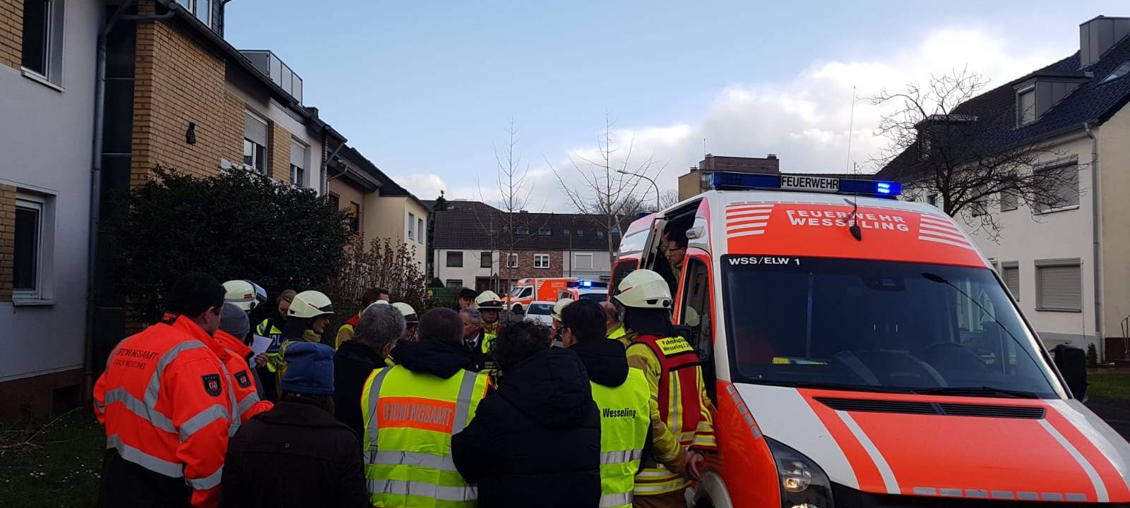 Brand am Schulzentrum in Wesseling