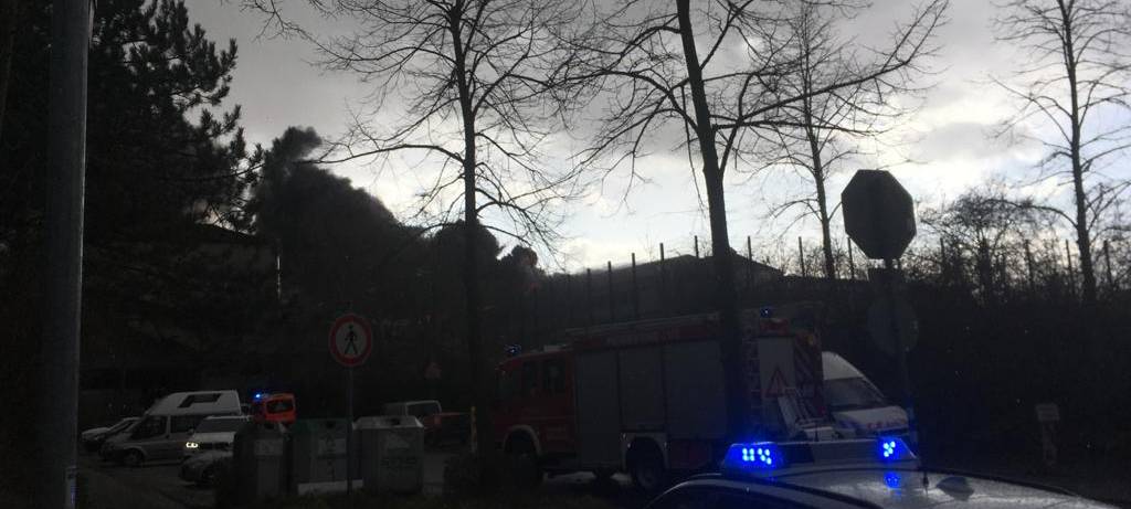 Brand am Schulzentrum in Wesseling