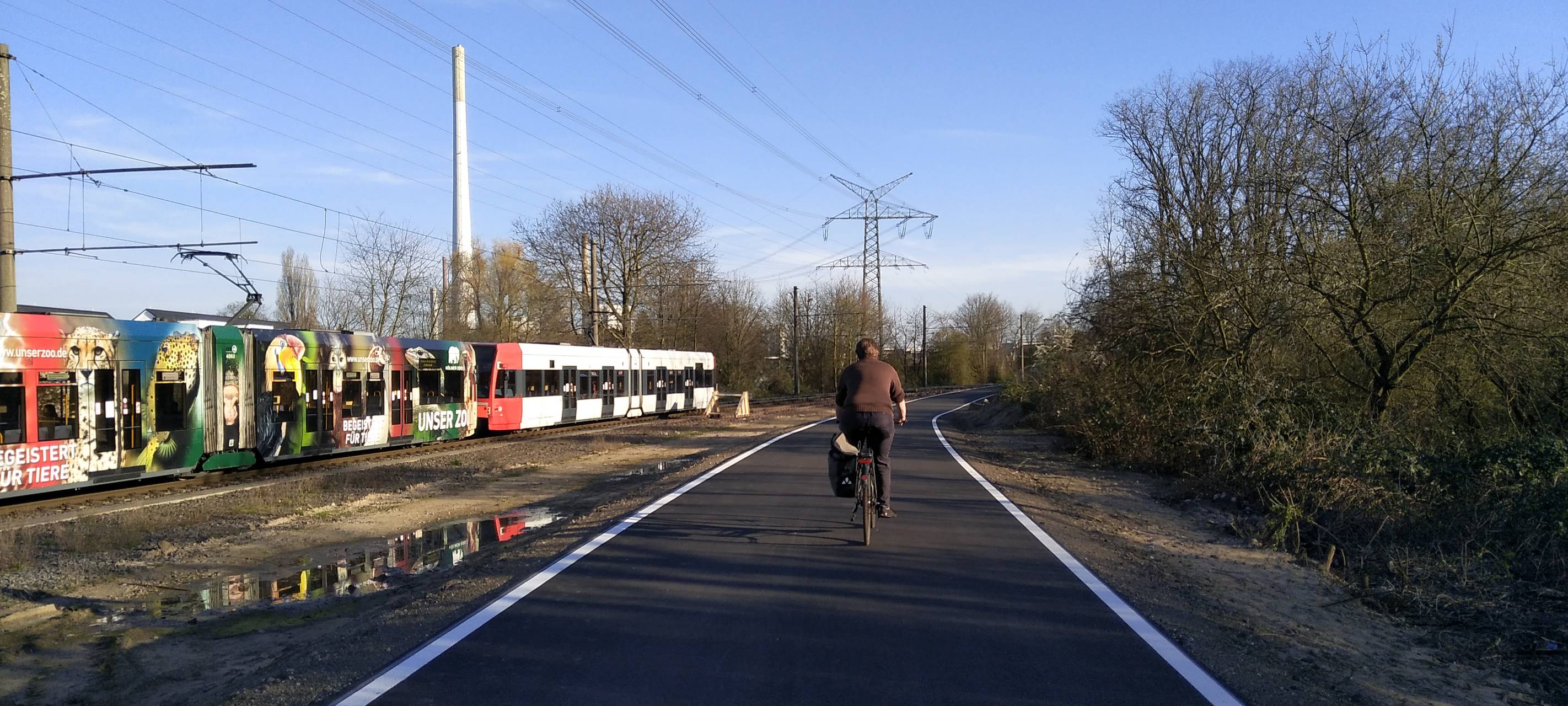 Neuer Radweg auf alten Gleisen