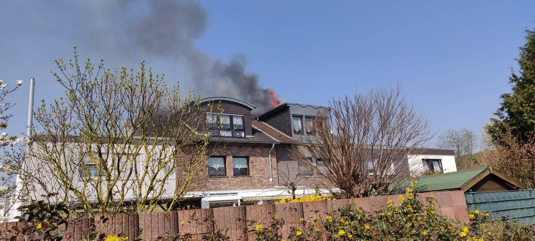 Dachstuhlbrand in Kerpen