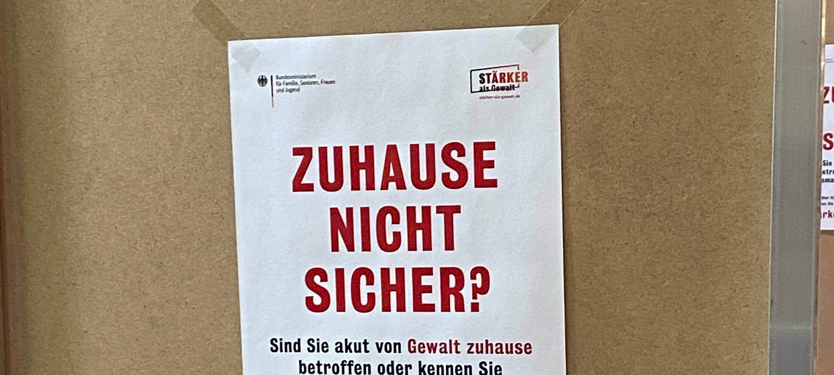Hilfsangebote bei häuslicher Gewalt