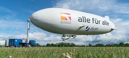 Zeppelin über Wesseling